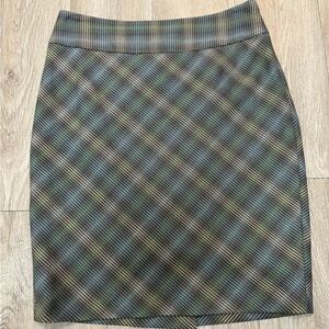 Vintage The Limited Multicolor Plaid Pencil Skirt